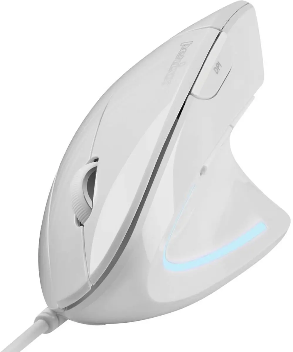 Perixx PERIMICE-513 W Ergonomische Muis - Wit - afbeelding 3 van 4