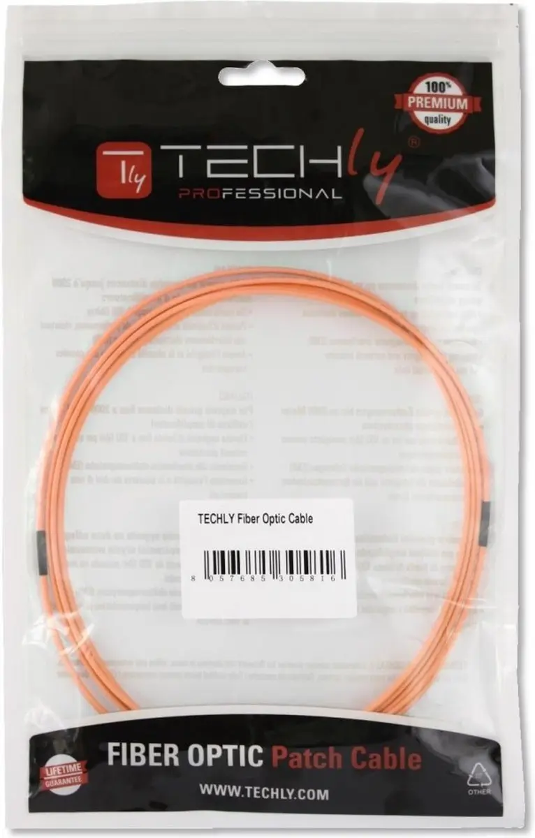 EFB Elektronik O0320.5 Glasvezelkabel LC-SC 5m - Oranje - afbeelding 4 van 6