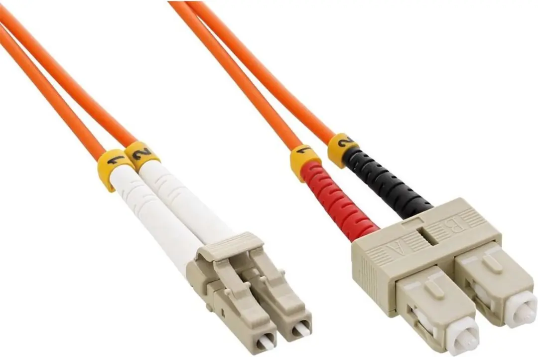 EFB Elektronik O0320.5 Glasvezelkabel LC-SC 5m - Oranje - afbeelding 3 van 6
