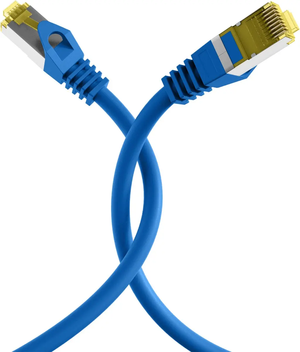 EFB Elektronik MK7001.0,15BL Netwerkkabel Cat6a - Blauw - afbeelding 4 van 4