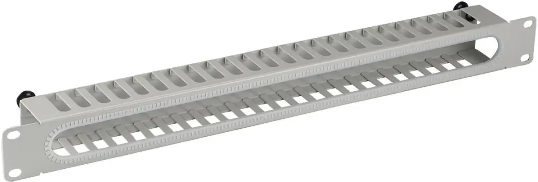 EFB Elektronik 699999N.1 19" 1U Kabelmanagementpaneel - Grijs - afbeelding 2 van 3