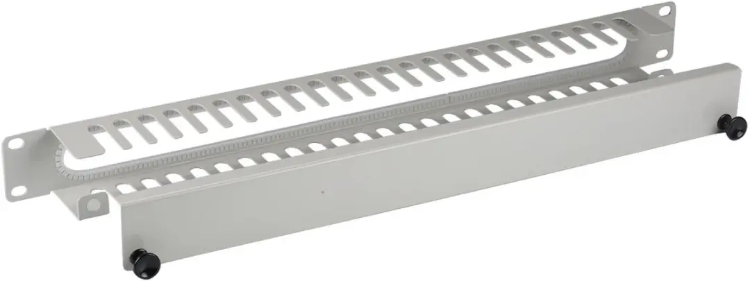 EFB Elektronik 699999N.1 19" 1U Kabelmanagementpaneel - Grijs - afbeelding 3 van 3