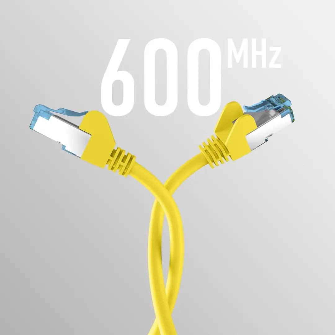 EFB Elektronik M-Cab EC020200189 CAT7 Netwerkkabel 30m - Geel - afbeelding 2 van 2