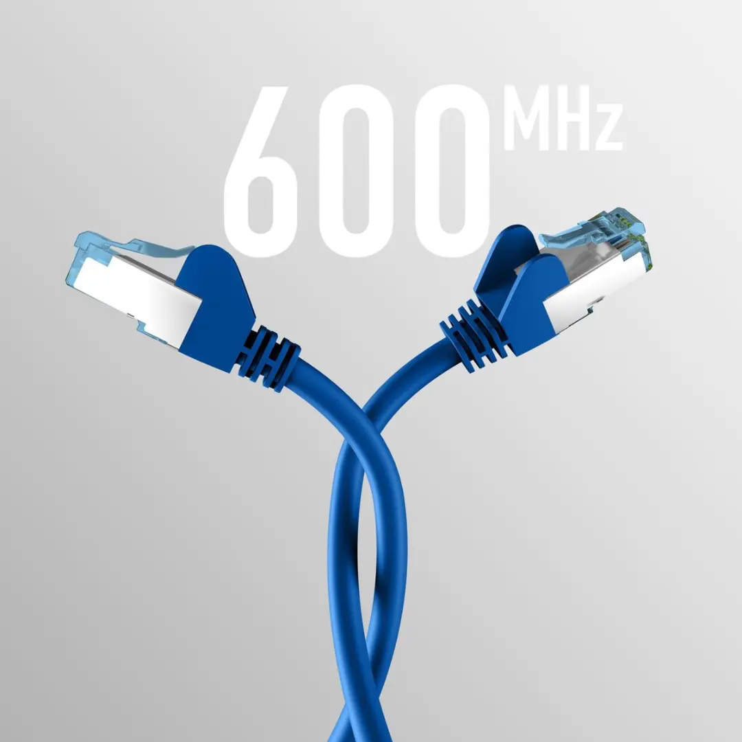 EFB Elektronik CAT7 Patchkabel EC020200205 - Blauw 0,25m - afbeelding 2 van 2
