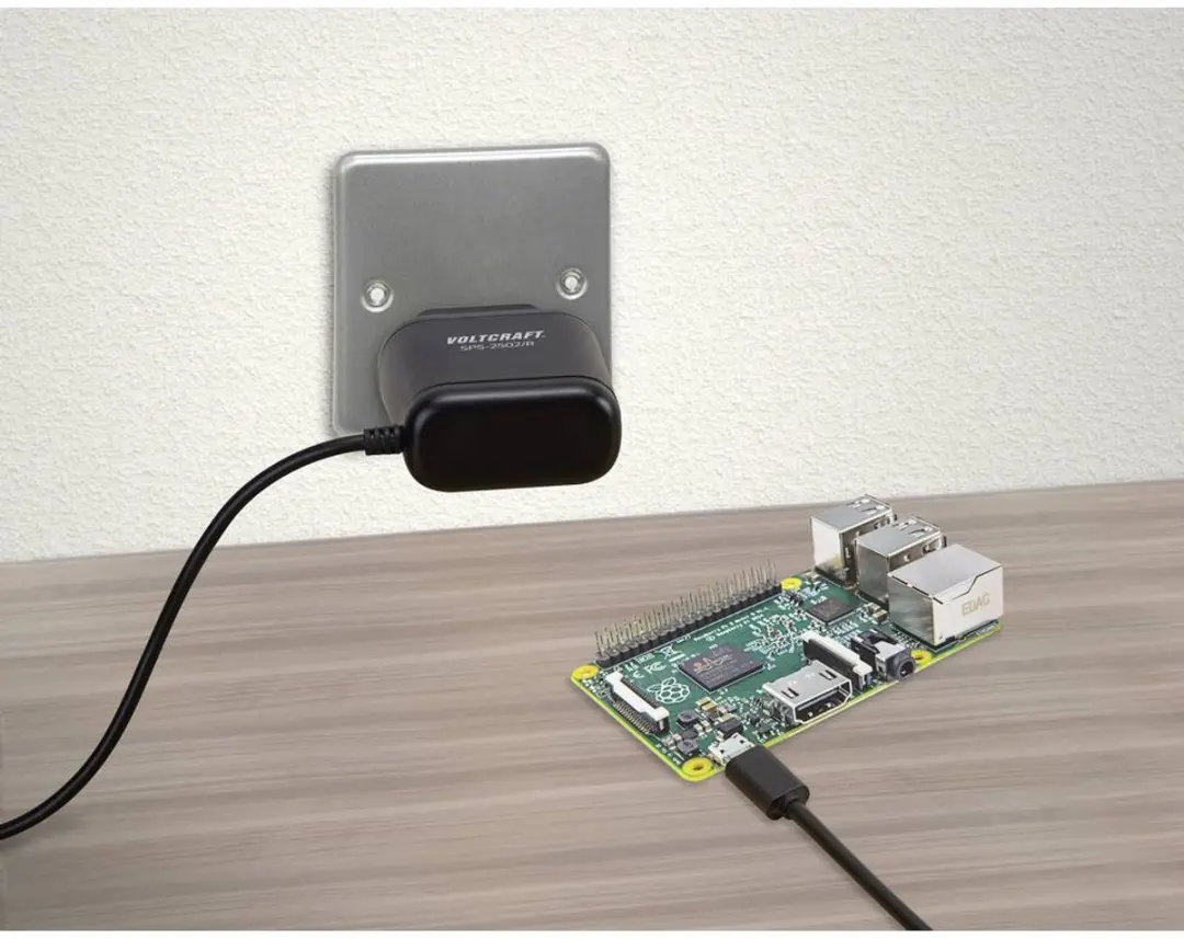 Voltcraft SPS-2502/R Stekkernetvoeding - 2500mA Micro-USB - afbeelding 5 van 6