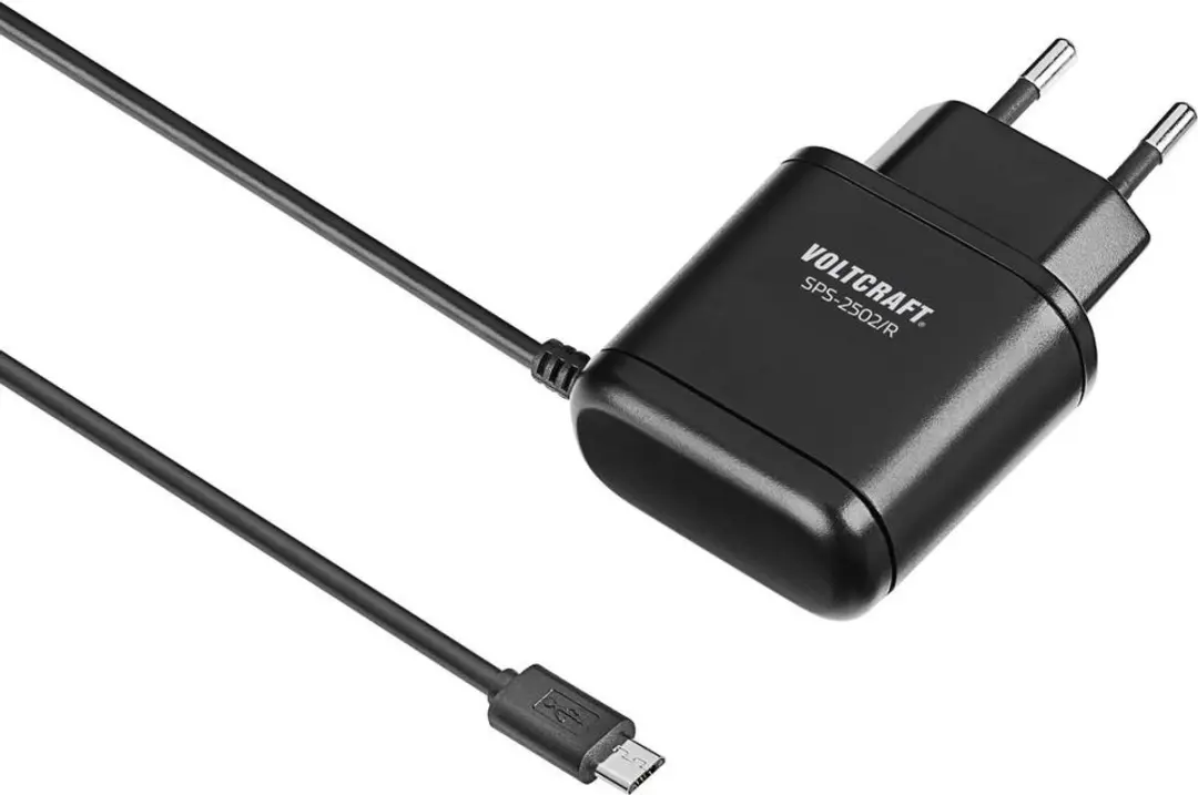 Voltcraft SPS-2502/R Stekkernetvoeding - 2500mA Micro-USB - afbeelding 2 van 6