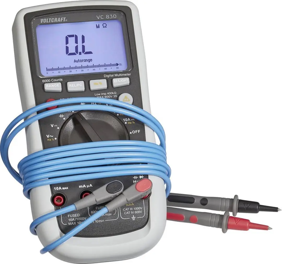 Voltcraft MSL-504 Meetsnoer 4 mm Testpunt - 1.20 m - Blauw - afbeelding 3 van 4
