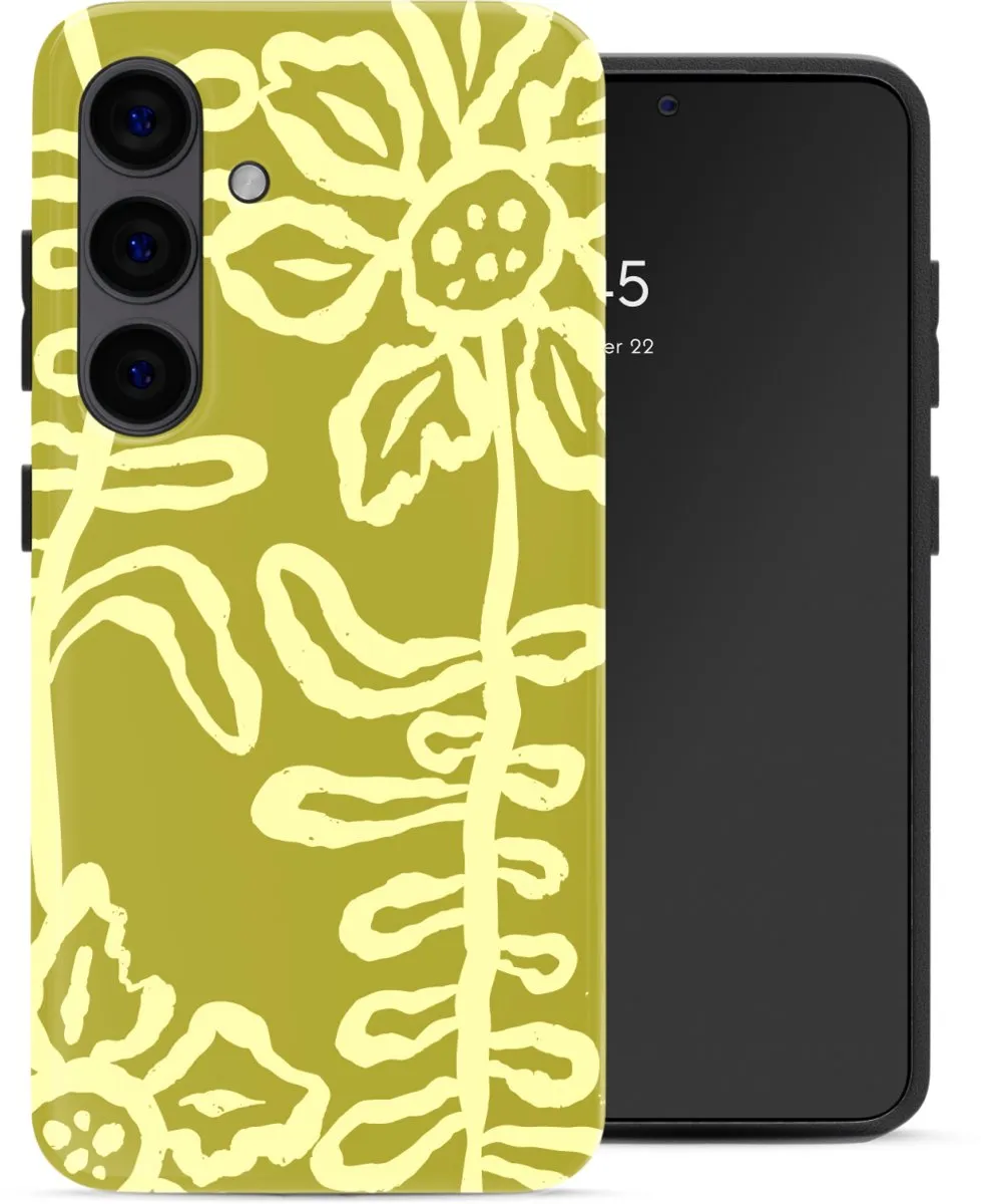 Selencia Hoesje Samsung Galaxy S24 Chalky Bloom