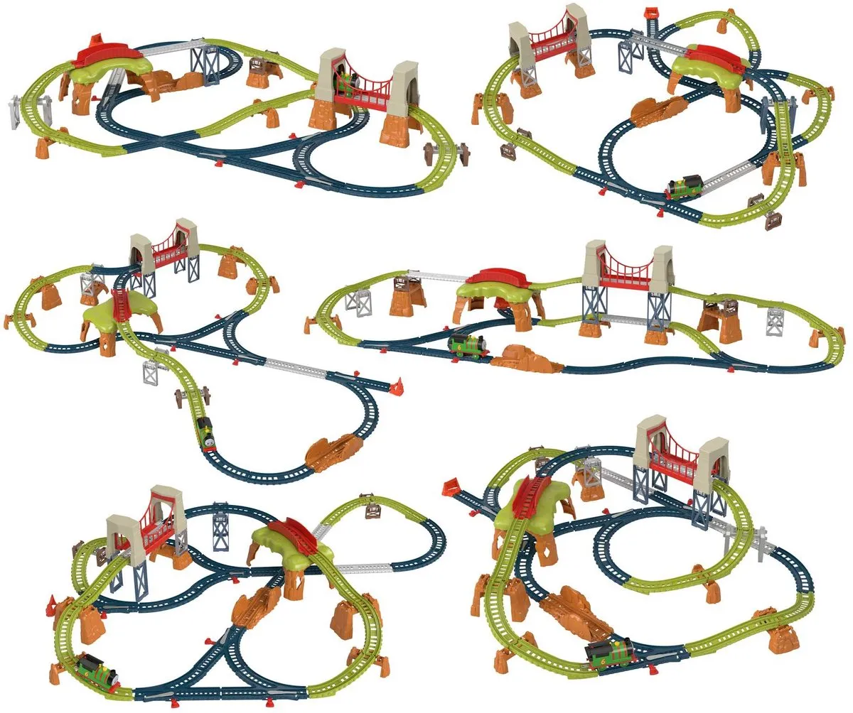 Fisher Price Tomek en Vriendjes Treinset 6-in-1 HHN26 - Multi