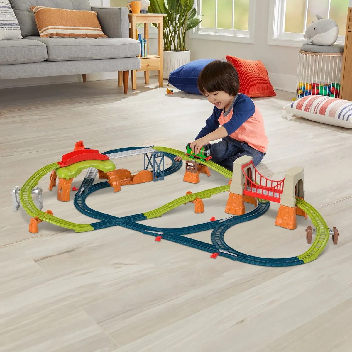 Fisher Price Tomek en Vriendjes Treinset 6-in-1 HHN26 - Multi
