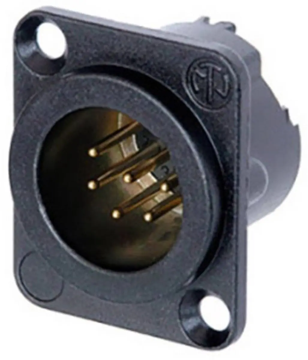 Neutrik NC6MD-LX-B-CON XLR-connector Flensstekker