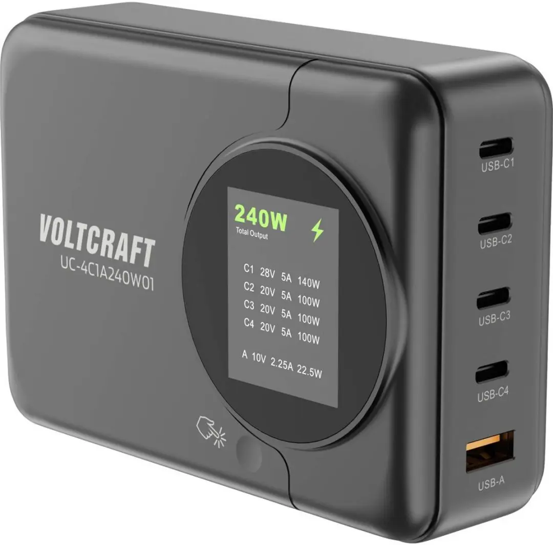 Voltcraft UC-4C1A240W01 USB-oplader 240W