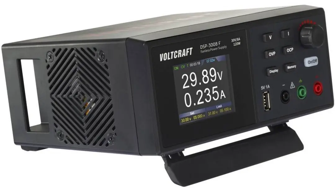 Voltcraft DSP-3008 F Labvoeding - 0-30V 0-8A 120W - afbeelding 6 van 6