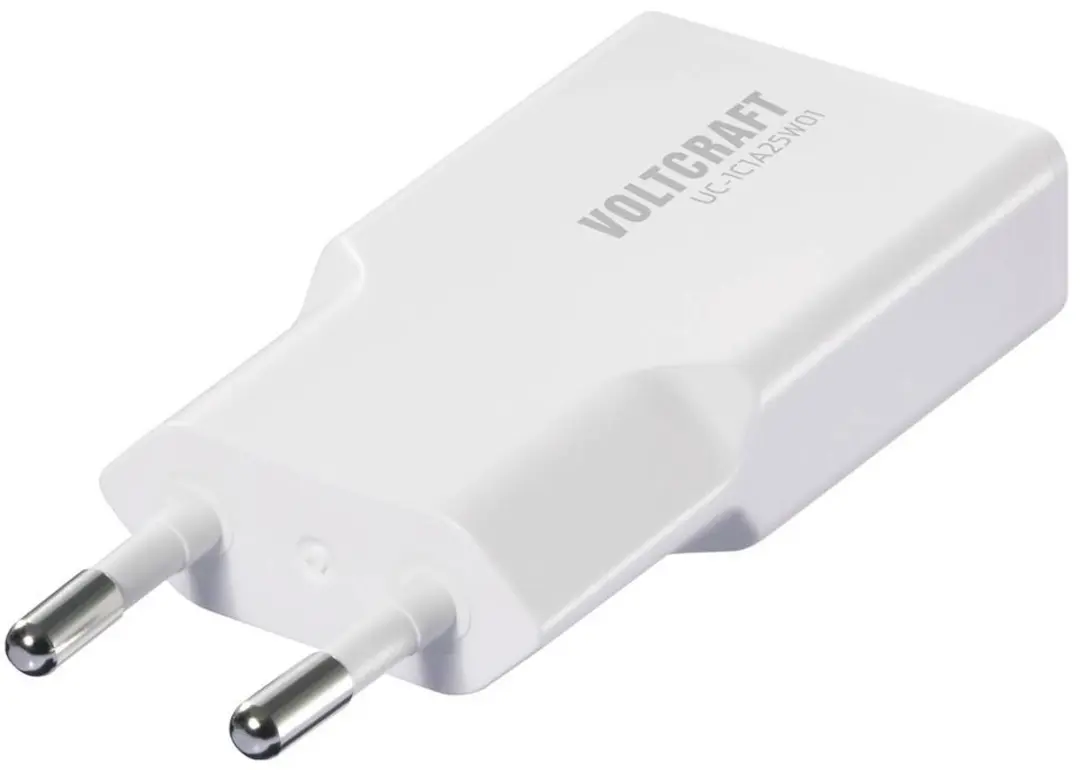 Voltcraft UC-1C1A25W01 USB-oplader 25W - Wit - afbeelding 4 van 4