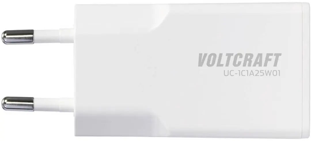 Voltcraft UC-1C1A25W01 USB-oplader 25W - Wit - afbeelding 2 van 4
