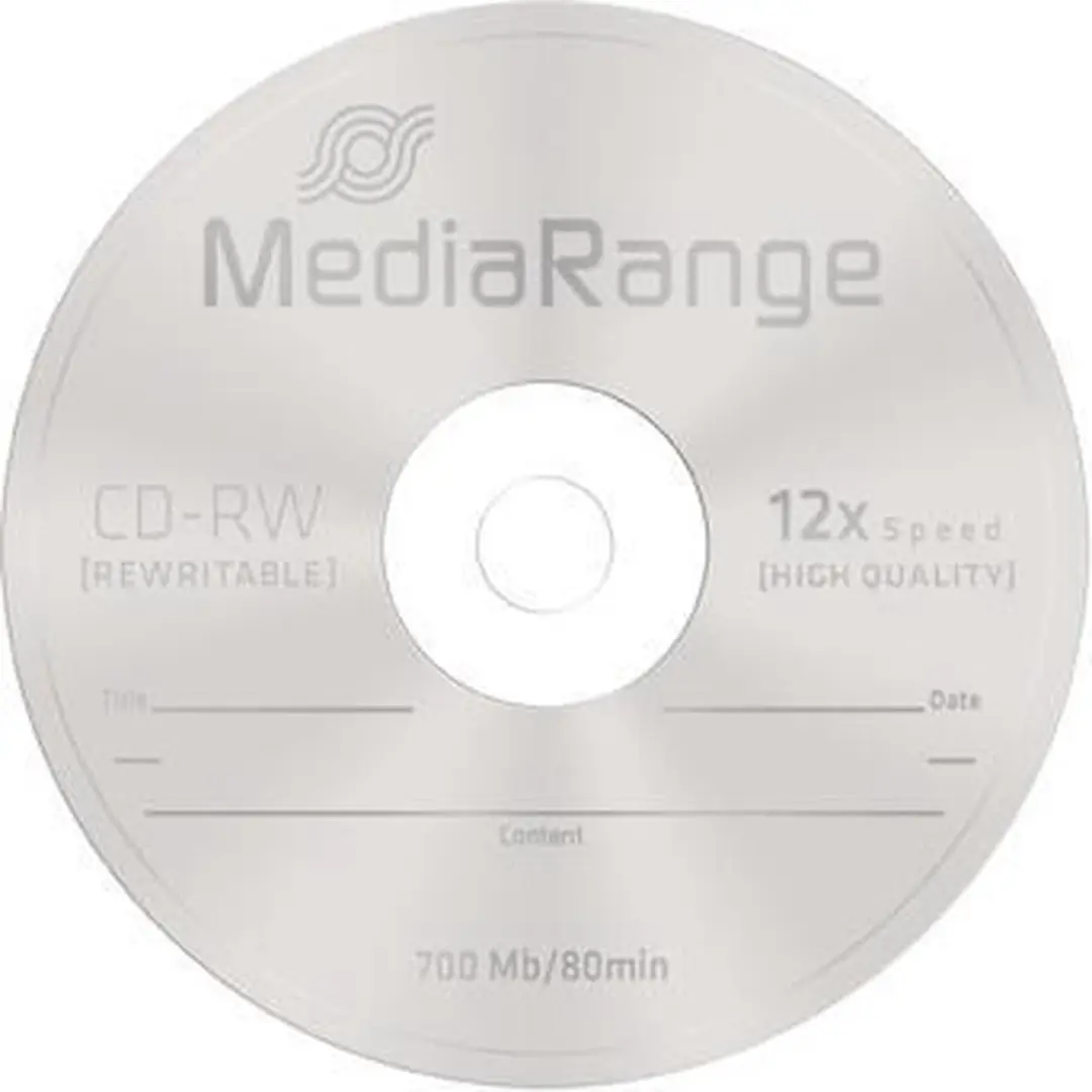 MediaRange MR235 CD-RW 12x 700MB - 10 stuks - afbeelding 2 van 2