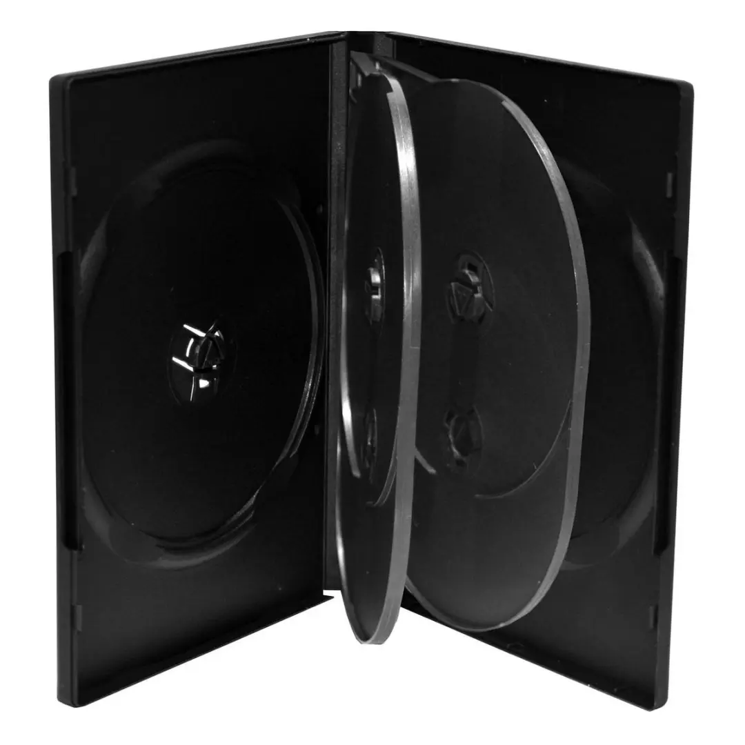 MediaRange BOX35-5 DVD-hoes voor 5 discs - Zwart - afbeelding 2 van 2