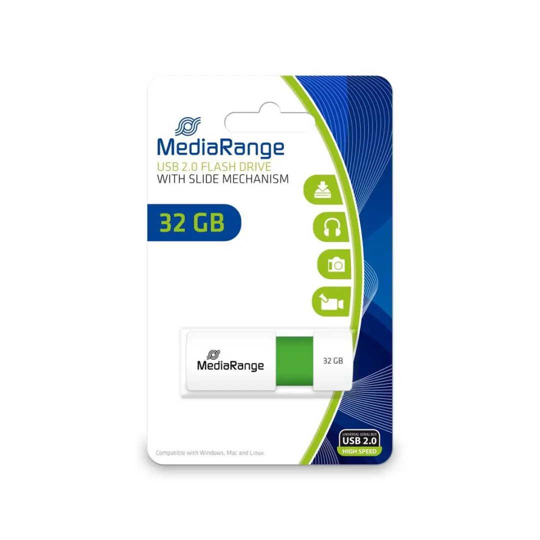 MediaRange MR973 USB-stick 32GB - 4 stuks - afbeelding 4 van 6