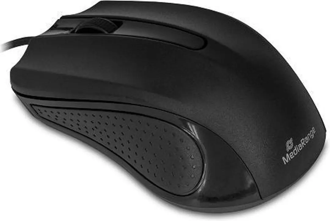 MediaRange MROS210 Optische USB-muis - 3 Knoppen - Zwart - afbeelding 2 van 2