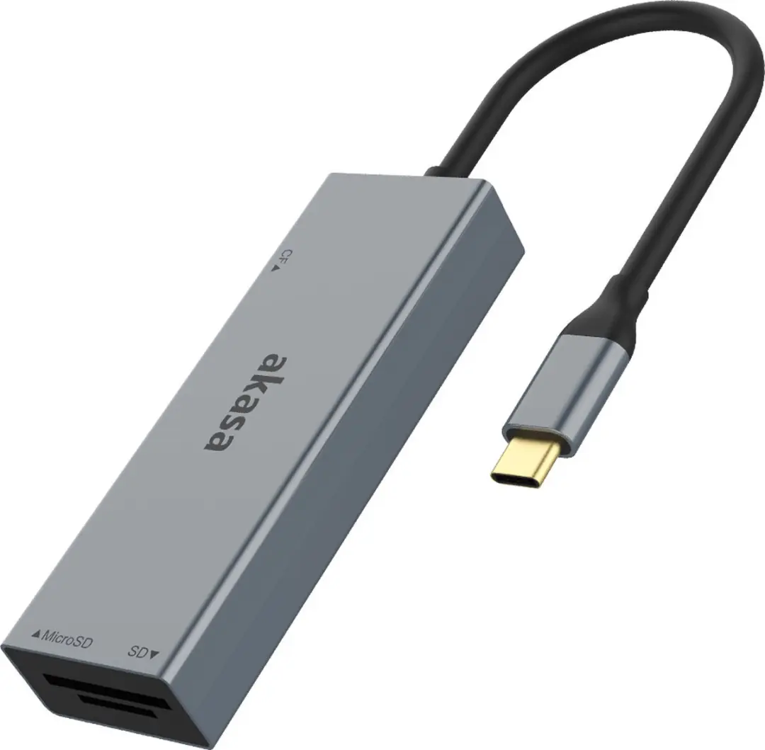 Akasa AK-CR-09BK USB-C Kaartlezer
