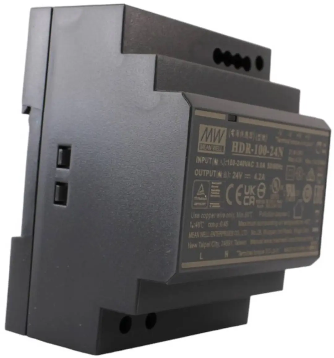 Mean Well HDR-100-24N DIN-rail netvoeding - 24V 4.2A - afbeelding 6 van 6