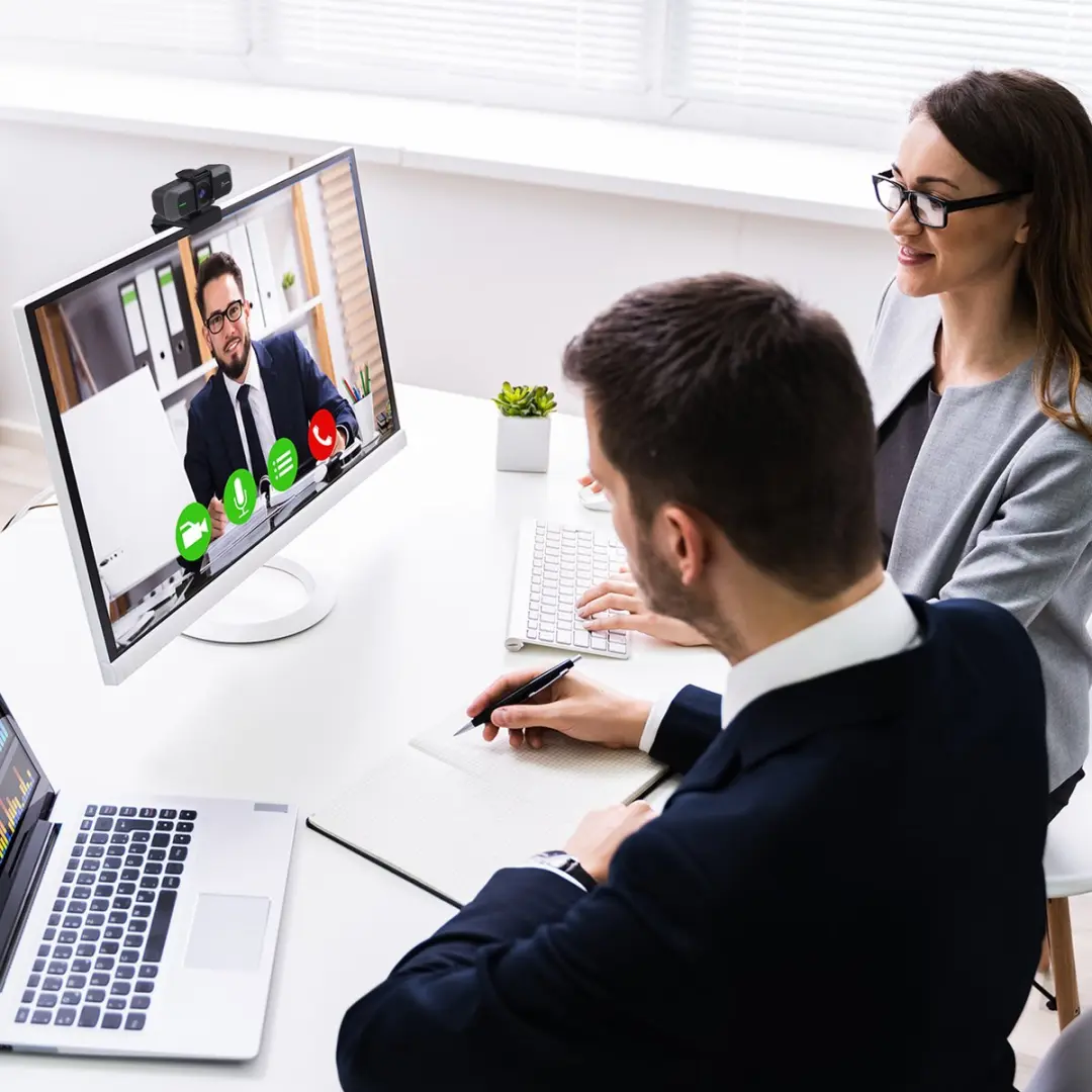 j5create JVU430-N Webcam - Zwart/Zilver - afbeelding 2 van 6