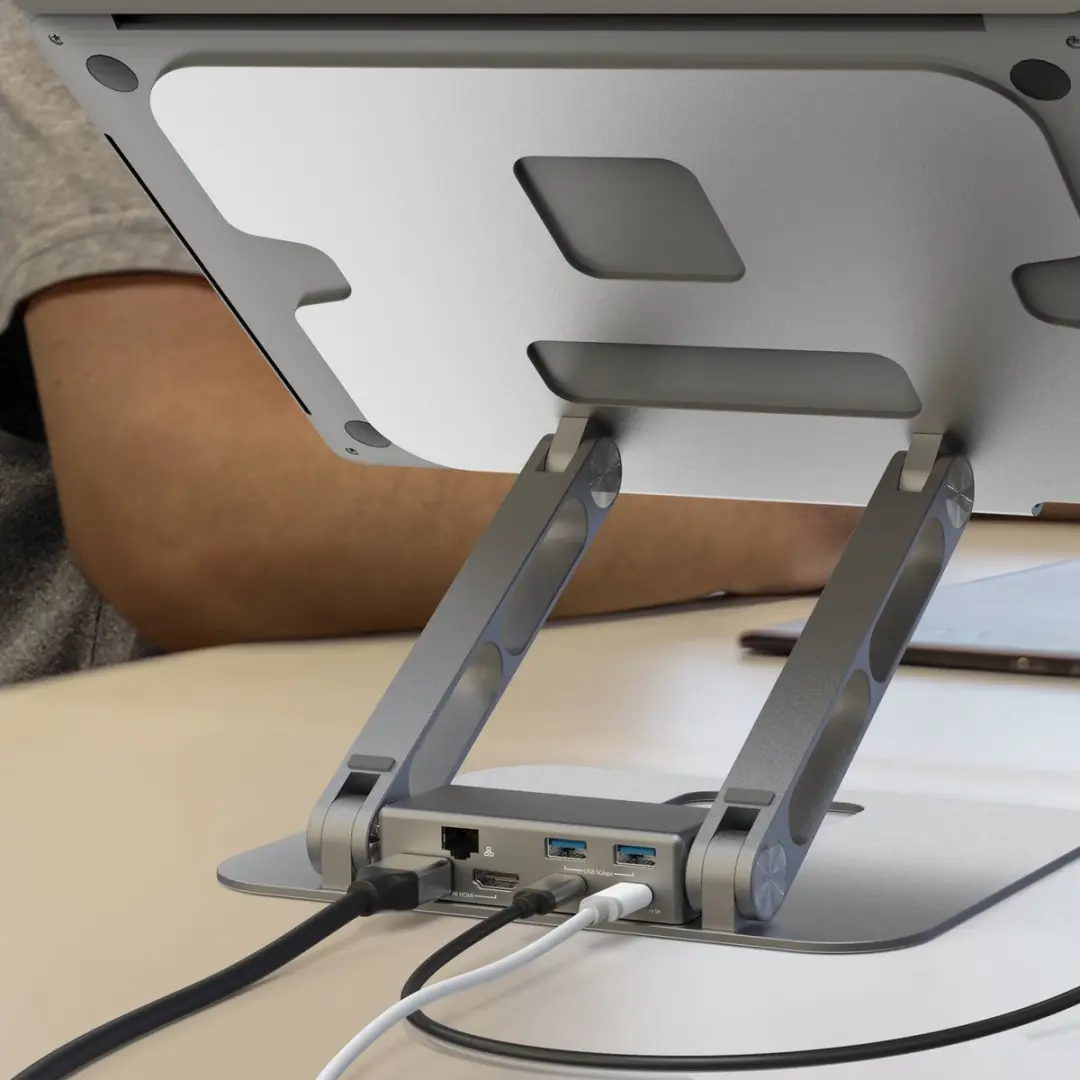 j5create JTS427-N Dual 4K Docking Station - Ruimtegrijs - afbeelding 5 van 6