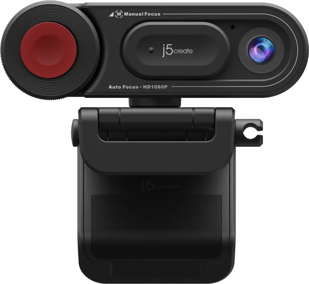 j5create JVU250-N HD Webcam - 1080p - Zwart - afbeelding 2 van 6