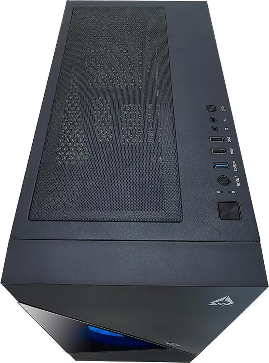 AZZA Eclipse CSAZ-440 Midi Tower Behuizing - Zwart - afbeelding 2 van 6