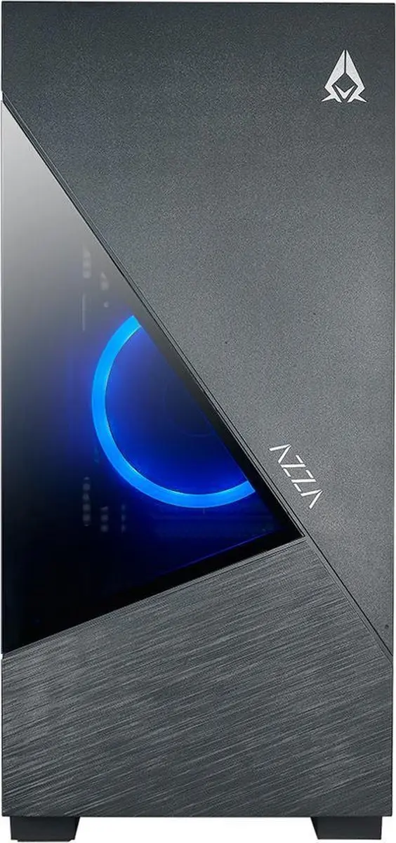 AZZA Eclipse CSAZ-440 Midi Tower Behuizing - Zwart - afbeelding 6 van 6