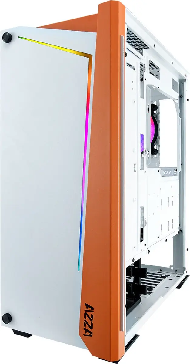Azza Apollo 430W DF2 Midi Tower PC-behuizing - Wit - afbeelding 4 van 6