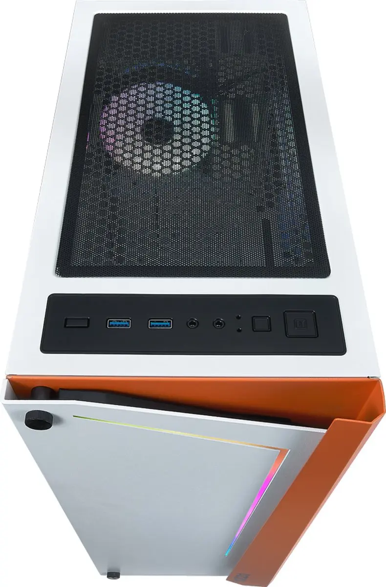 Azza Apollo 430W DF2 Midi Tower PC-behuizing - Wit - afbeelding 3 van 6