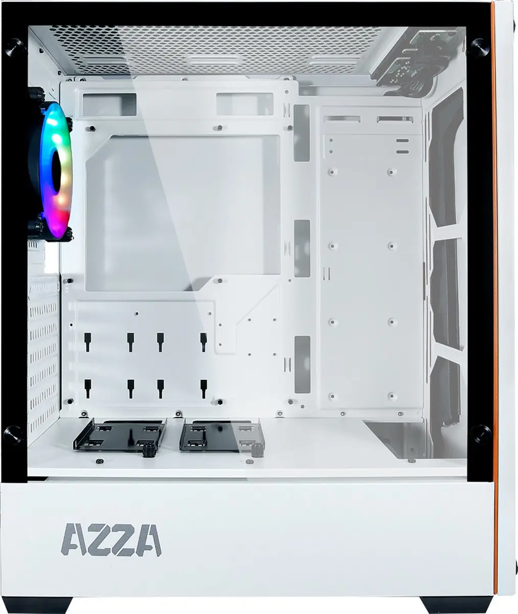 Azza Apollo 430W DF2 Midi Tower PC-behuizing - Wit - afbeelding 5 van 6