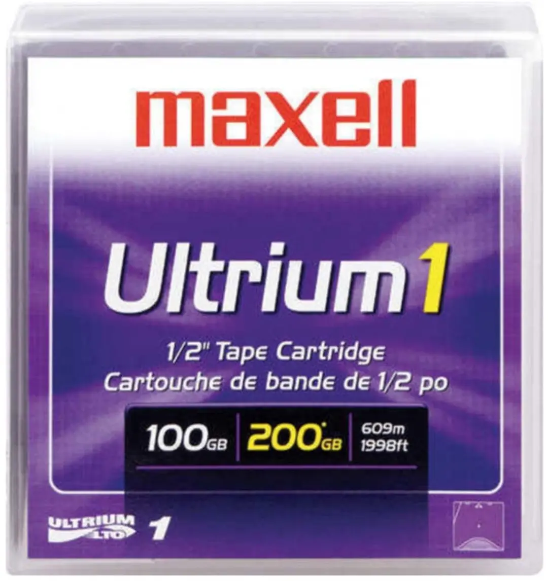 DATA TAPE MAXELL LTO1 ULTRIUM 100/200 GB