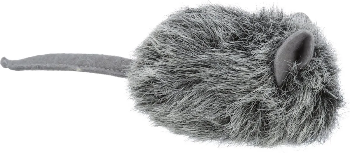 Trixie Zachte Pluche Muis met Kattenkruid