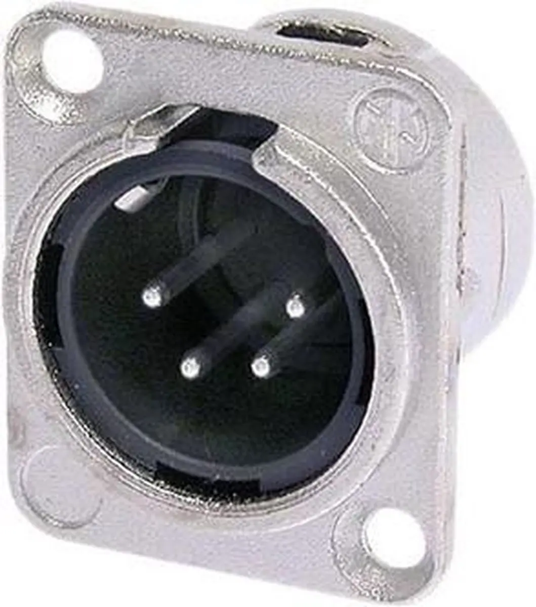 Neutrik NC4MD-LX XLR-Chassisdeel 4-Polig Mannelijk