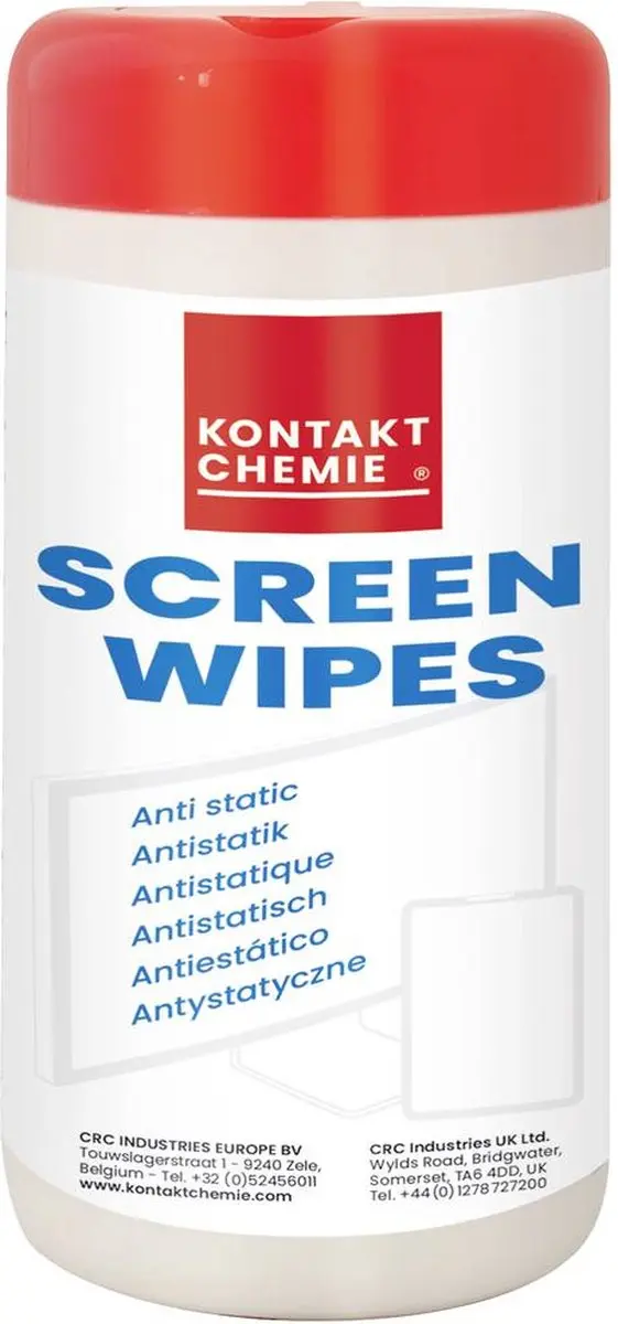 Kontakt Chemie 31980-AA Screen Wipes Reinigingsdoekjes - afbeelding 3 van 3