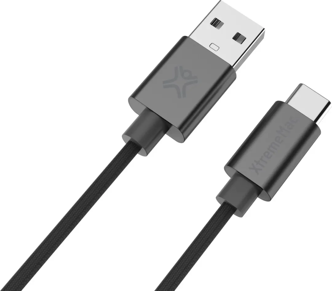 XtremeMac Premium Braided USB-C naar USB-A Kabel