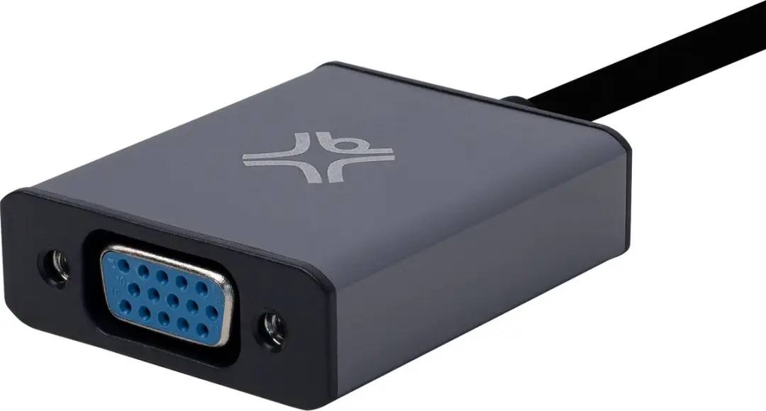 XtremeMac XWH-ACV1-13 USB-C naar VGA Adapter - Grijs - afbeelding 2 van 6