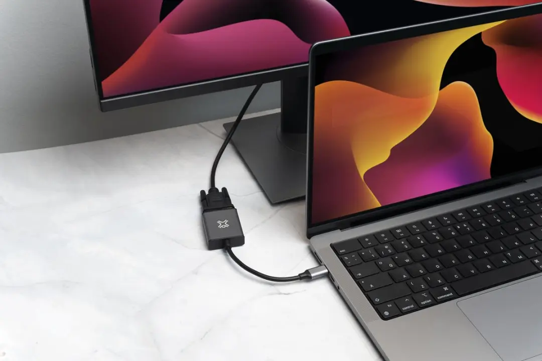 XtremeMac XWH-ACV1-13 USB-C naar VGA Adapter - Grijs - afbeelding 5 van 6