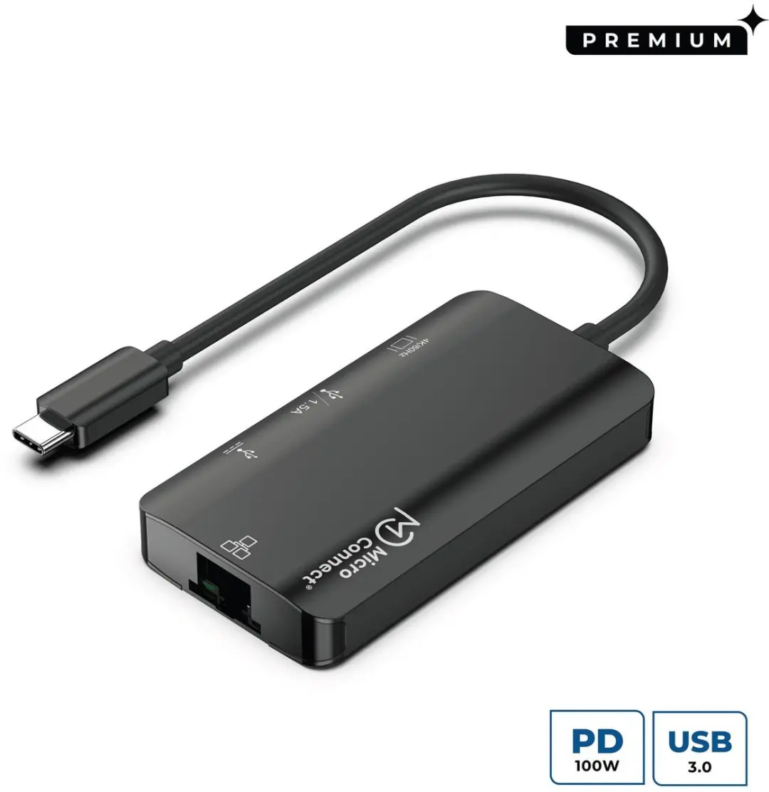 Microconnect USB3.1CCOM16 USB-C Mini Dock - Grijs - afbeelding 5 van 6
