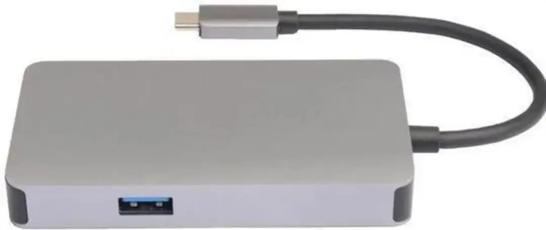 Microconnect USB3.1CCOM16 USB-C Mini Dock - Grijs - afbeelding 2 van 6