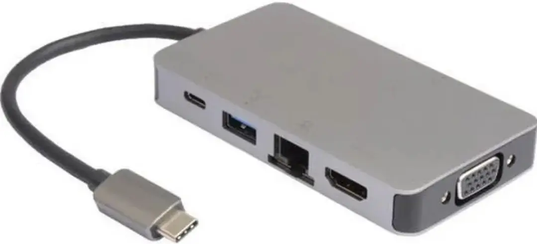 Microconnect USB3.1CCOM16 USB-C Mini Dock - Grijs - afbeelding 4 van 6