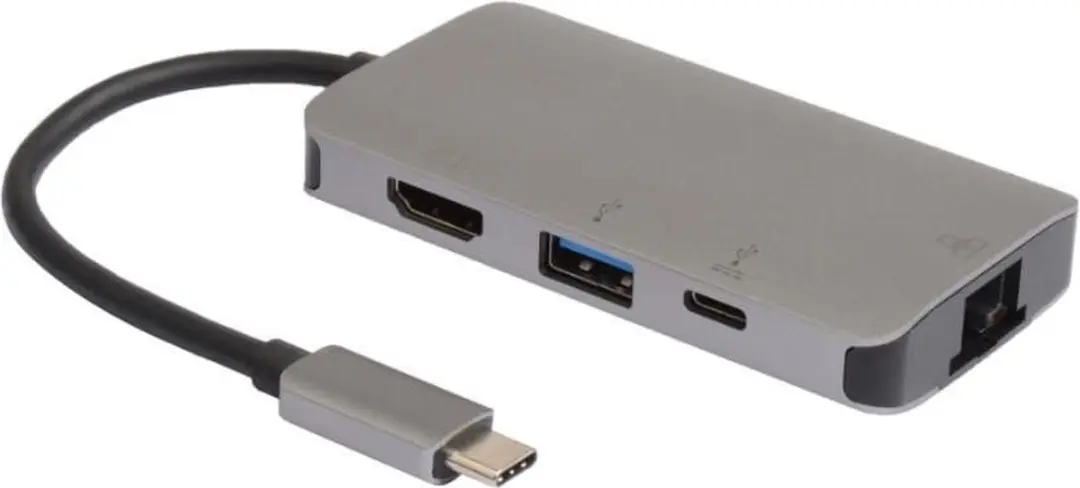 Microconnect USB3.1CCOM16 USB-C Mini Dock - Grijs - afbeelding 6 van 6