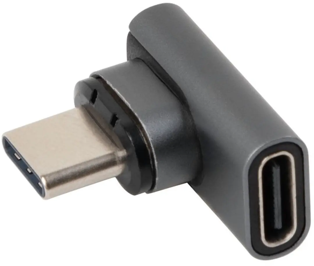 MicroConnect USB3.1CCMF-MAGNETIC USB-C Adapter - Zwart - afbeelding 2 van 4