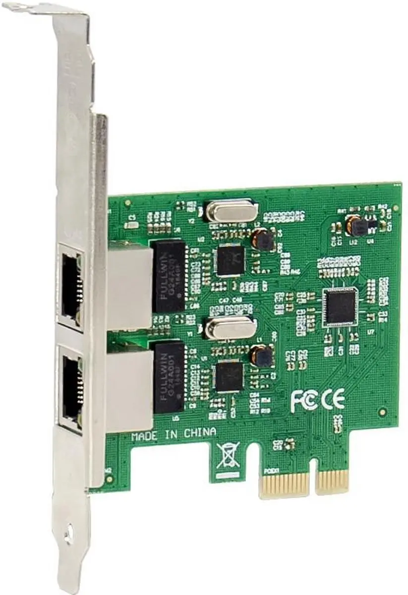 Microconnect MC-PCIE-712 Netwerkkaart - Dubbele RJ45 Gigabit - afbeelding 3 van 4