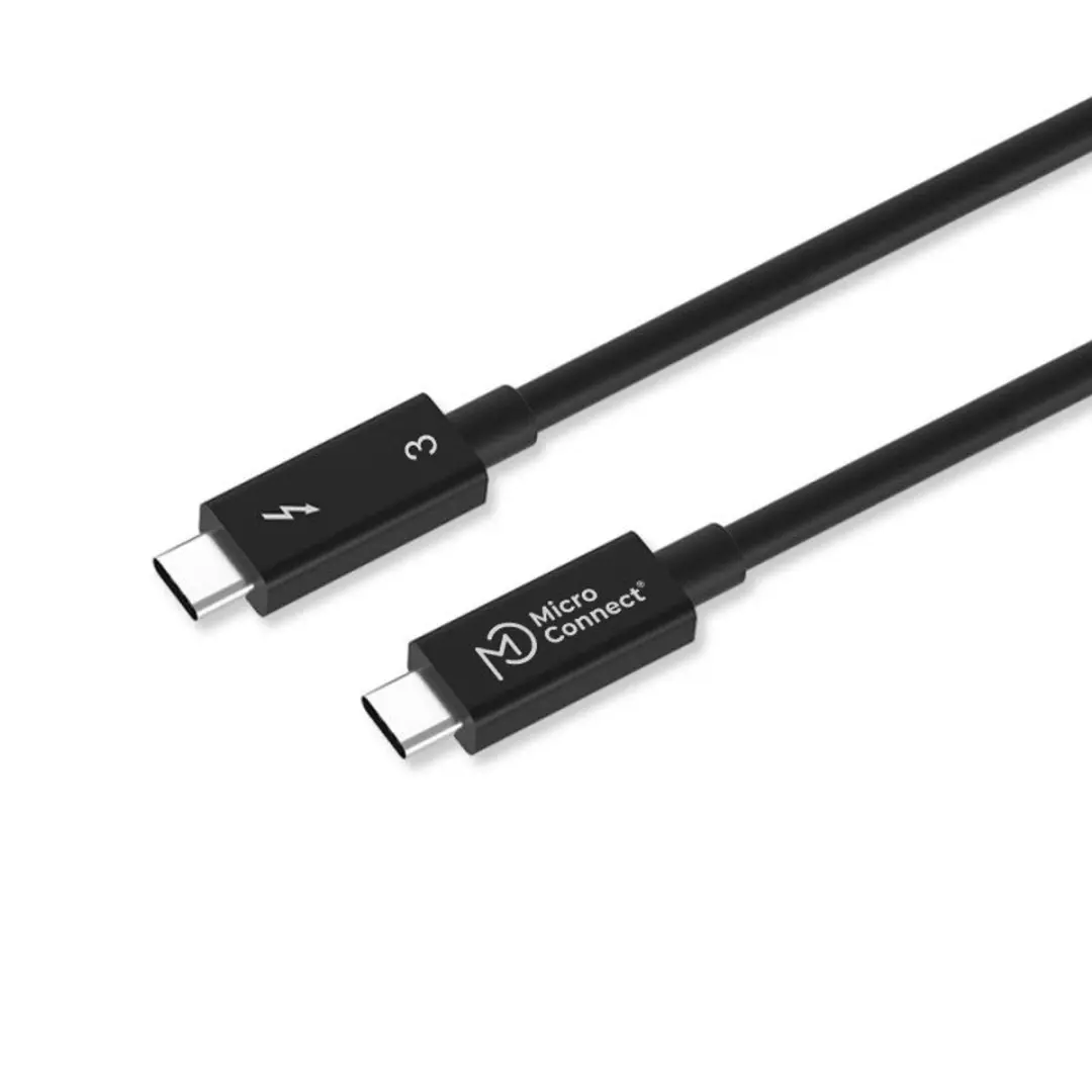 MicroConnect Thunderbolt 3-kabel TB3010
