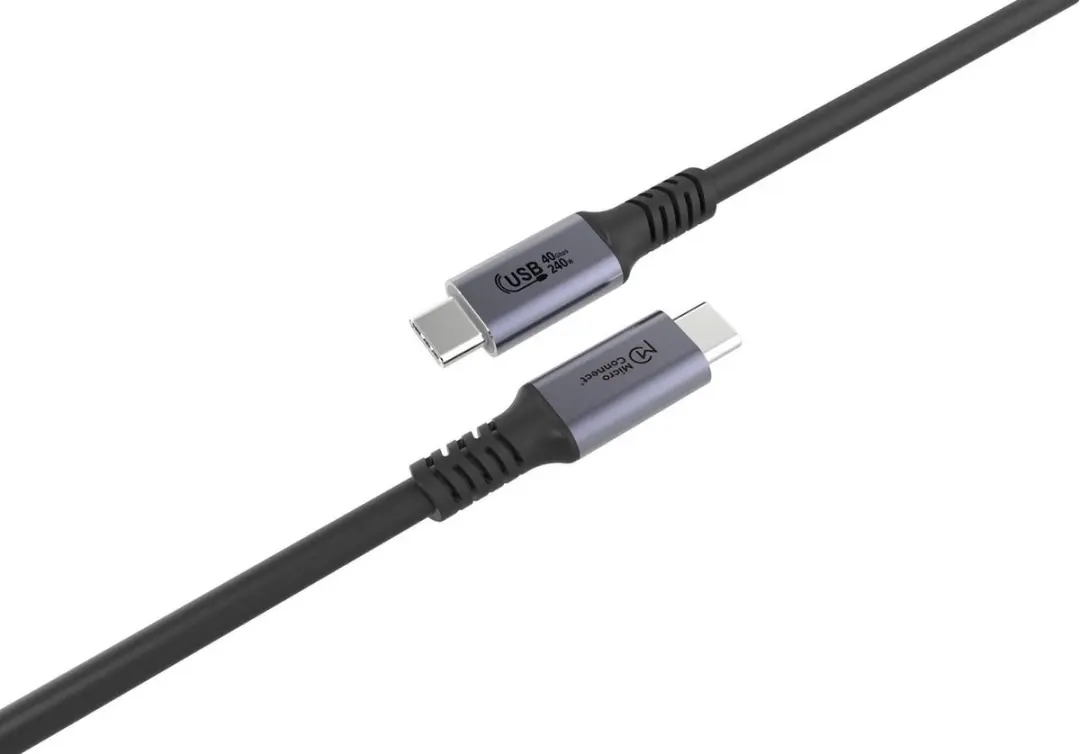 MicroConnect USB4CC3-240W USB-C kabel 3m - 240W - Zwart - afbeelding 5 van 5