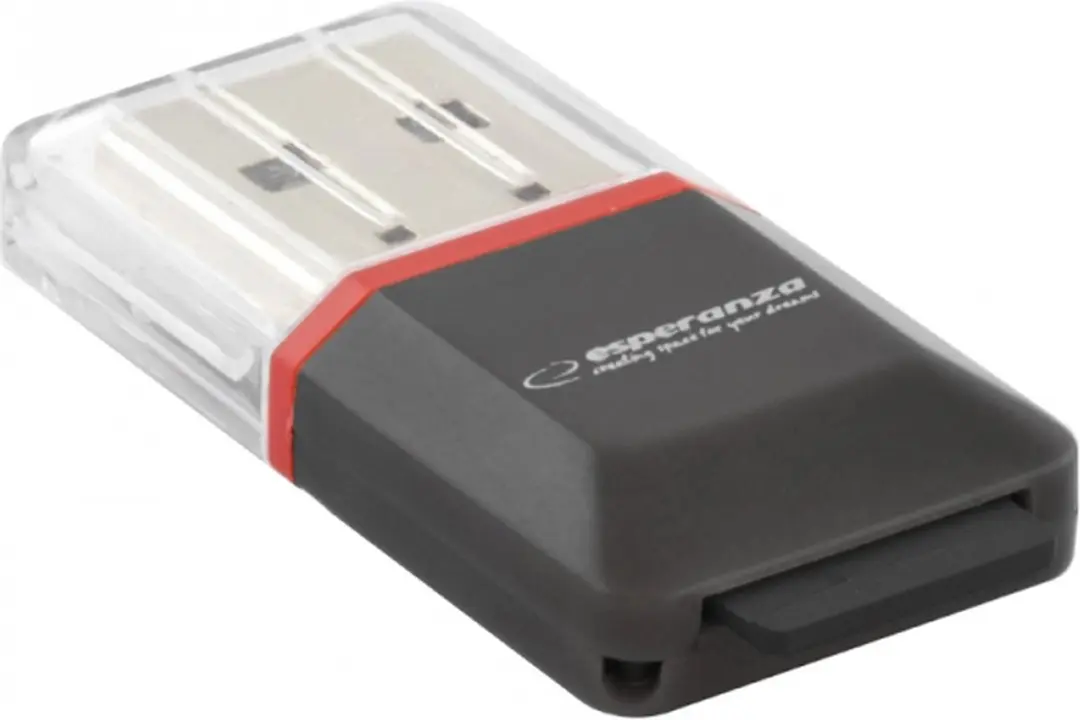 Esperanza EA134K Geheugenkaartlezer USB 2.0 - Zwart - afbeelding 6 van 6