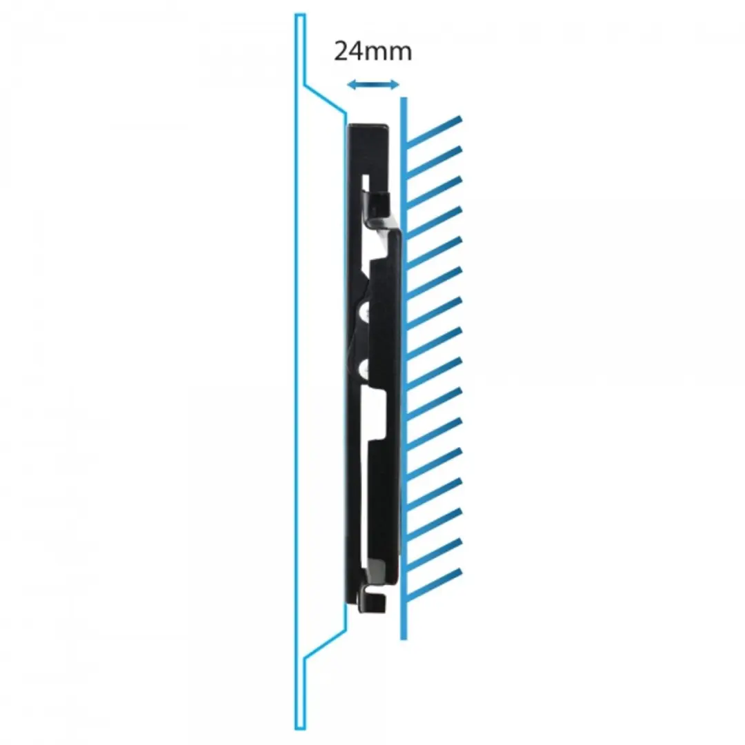 Esperanza ERW010 TV muurbeugel 14-50" - tot 25kg - Zwart - afbeelding 2 van 6